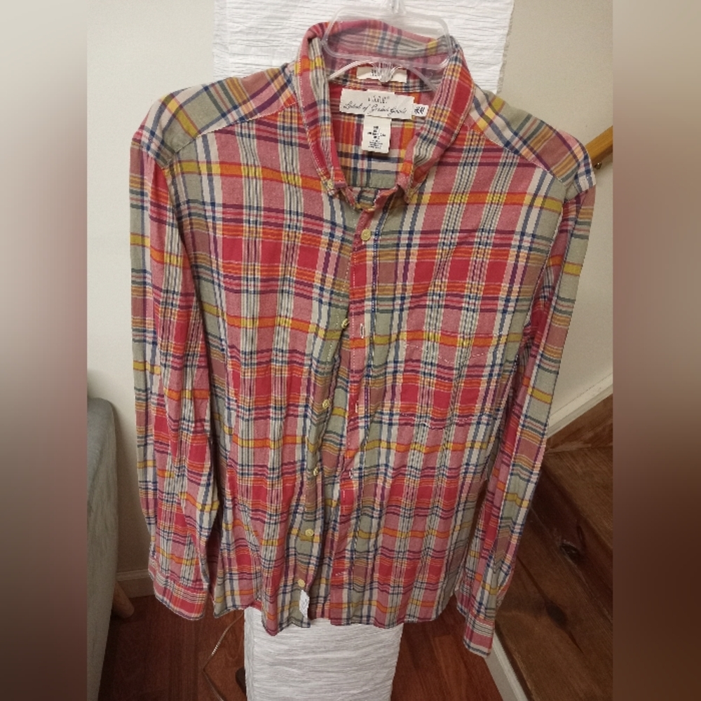 H&M Men's Size Large Multi-Color long Sleeve